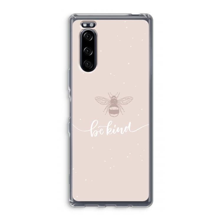 Be(e) kind: Sony Xperia 5 Transparant Hoesje