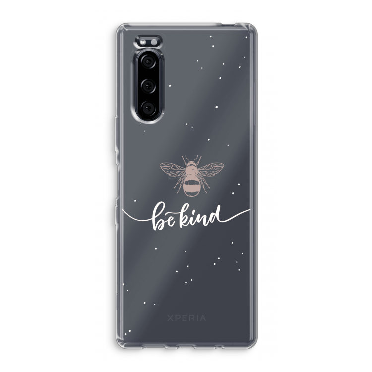 Be(e) kind: Sony Xperia 5 Transparant Hoesje