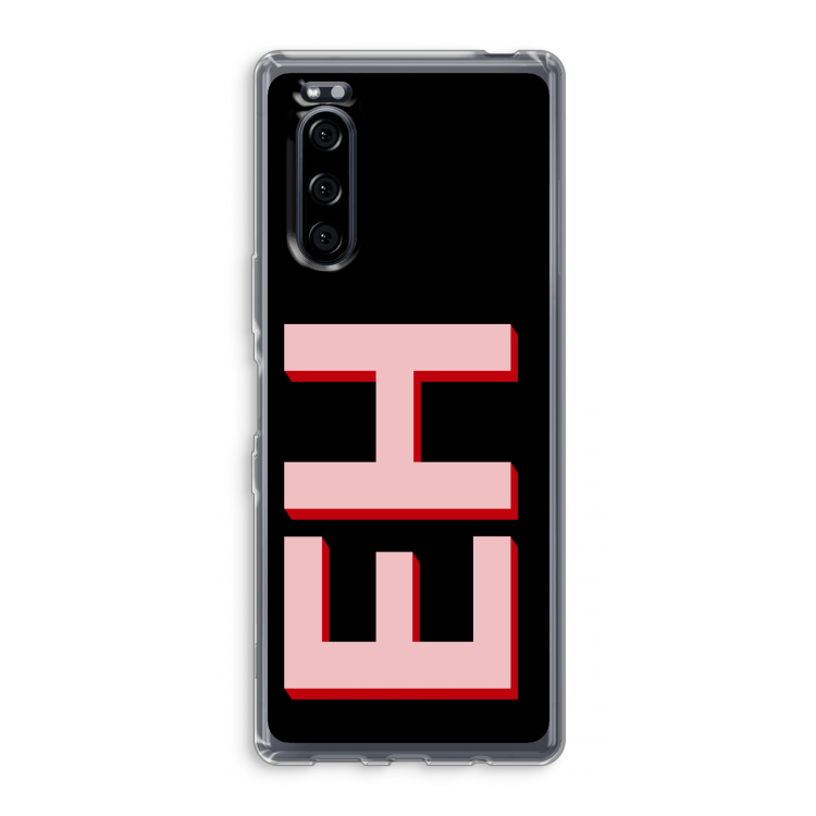 Monogram: Sony Xperia 5 Transparant Hoesje