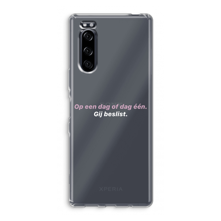 gij beslist: Sony Xperia 5 Transparant Hoesje