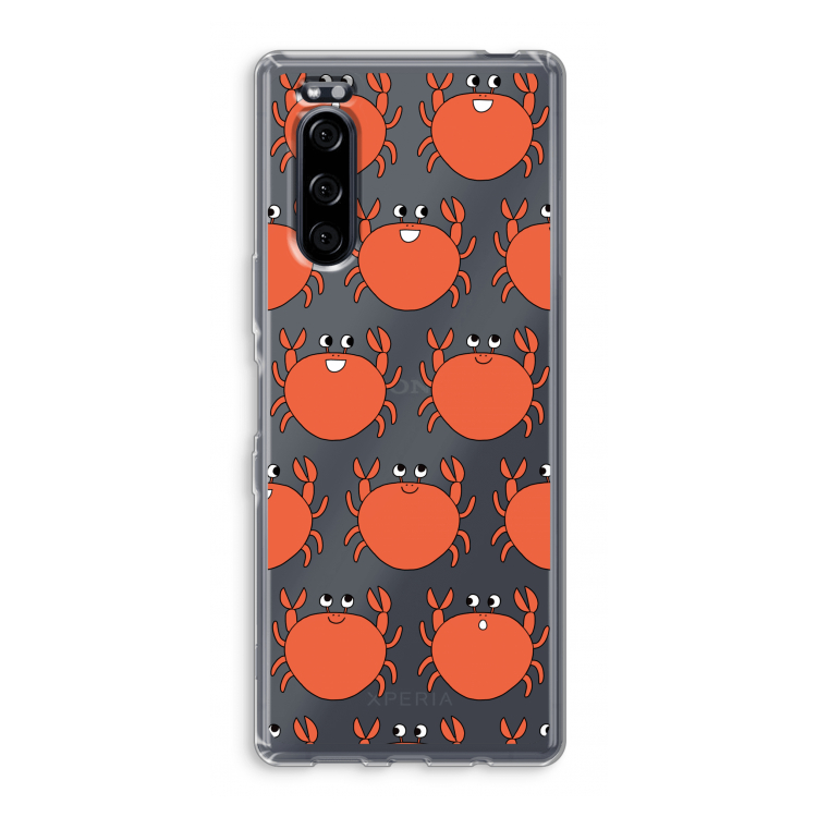 Krab: Sony Xperia 5 Transparant Hoesje