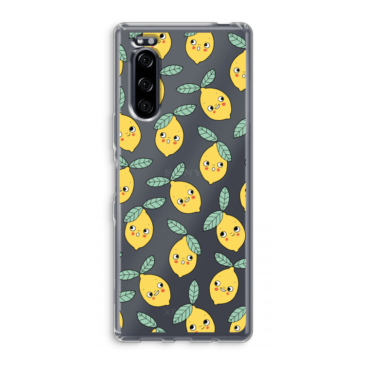 Citroenen: Sony Xperia 5 Transparant Hoesje
