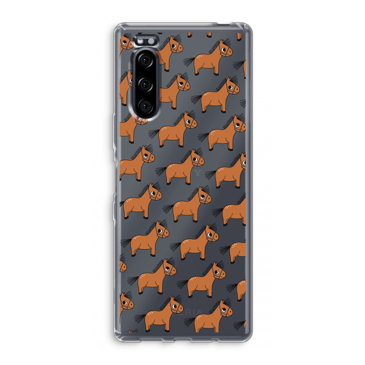 Pony: Sony Xperia 5 Transparant Hoesje