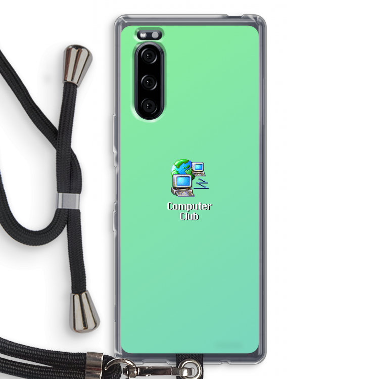 Win98: Sony Xperia 5 Transparant Hoesje met koord