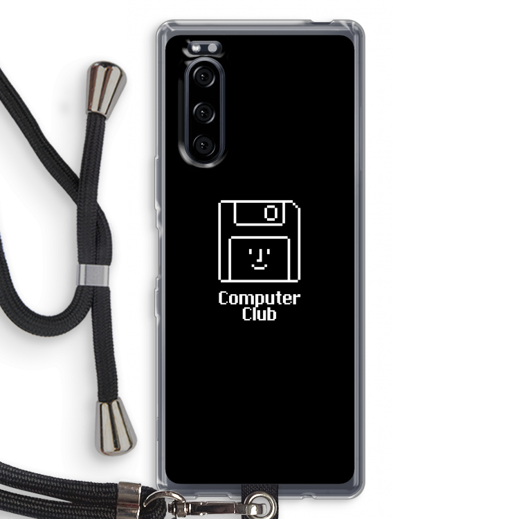 Hello: Sony Xperia 5 Transparant Hoesje met koord