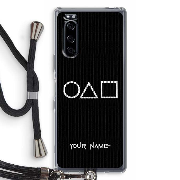 Squid Game: Sony Xperia 5 Transparant Hoesje met koord