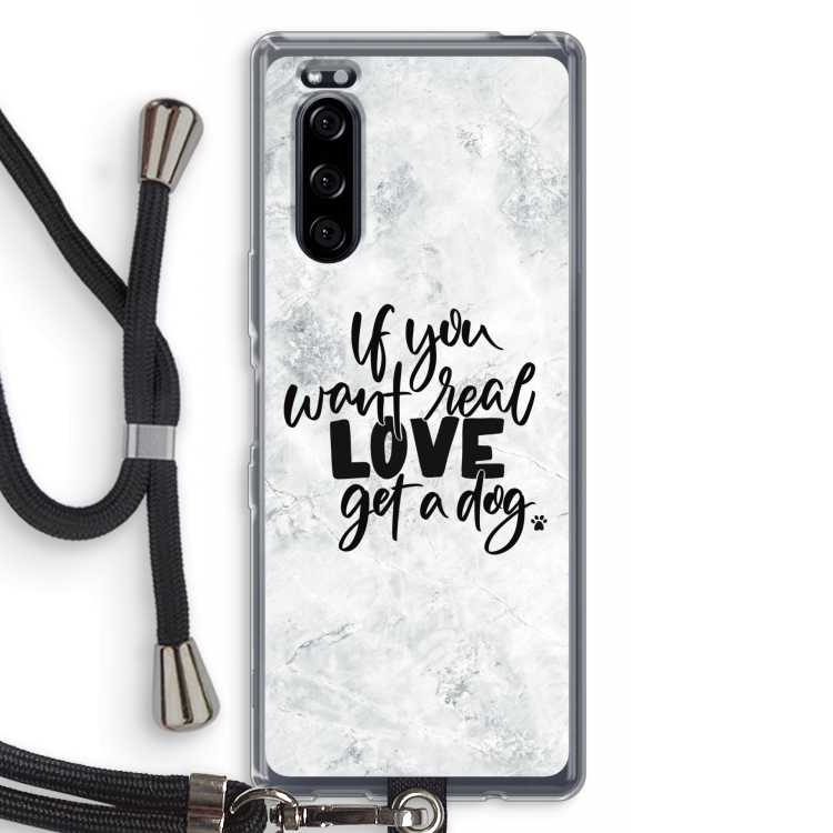 Partner in crime: Sony Xperia 5 Transparant Hoesje met koord
