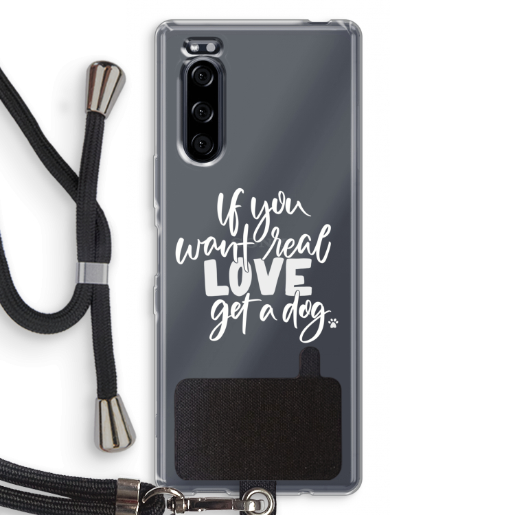 Partner in crime: Sony Xperia 5 Transparant Hoesje met koord