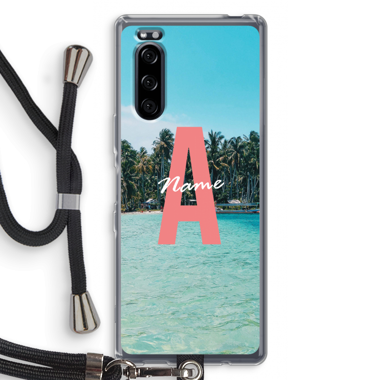 Pacific Dream: Sony Xperia 5 Transparant Hoesje met koord