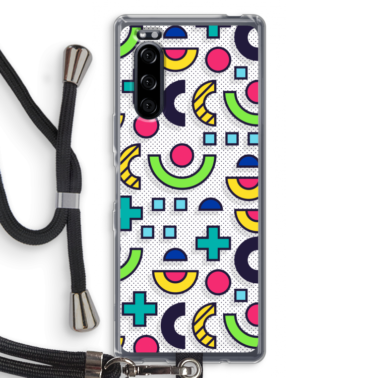 8-bit N°6: Sony Xperia 5 Transparant Hoesje met koord