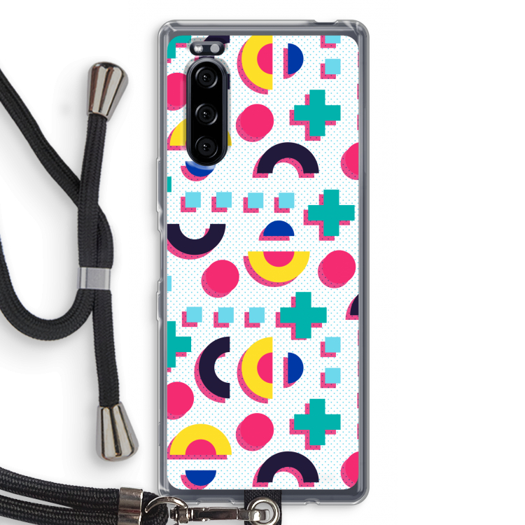 8-bit N°2: Sony Xperia 5 Transparant Hoesje met koord
