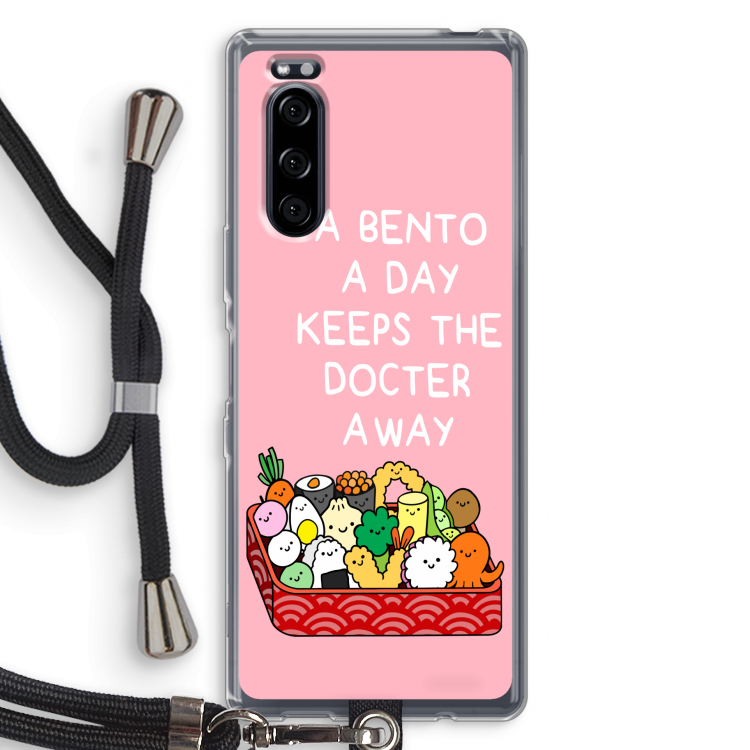 Bento a day: Sony Xperia 5 Transparant Hoesje met koord