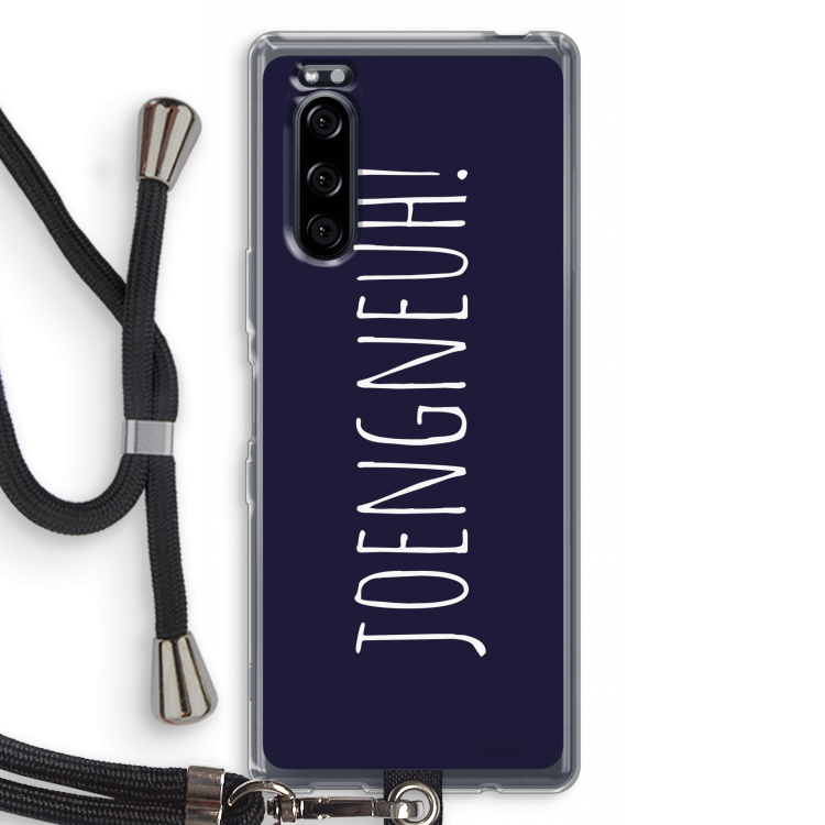 Joengneuh!: Sony Xperia 5 Transparant Hoesje met koord
