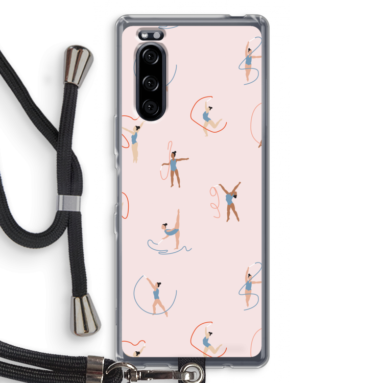 Dancing #3: Sony Xperia 5 Transparant Hoesje met koord