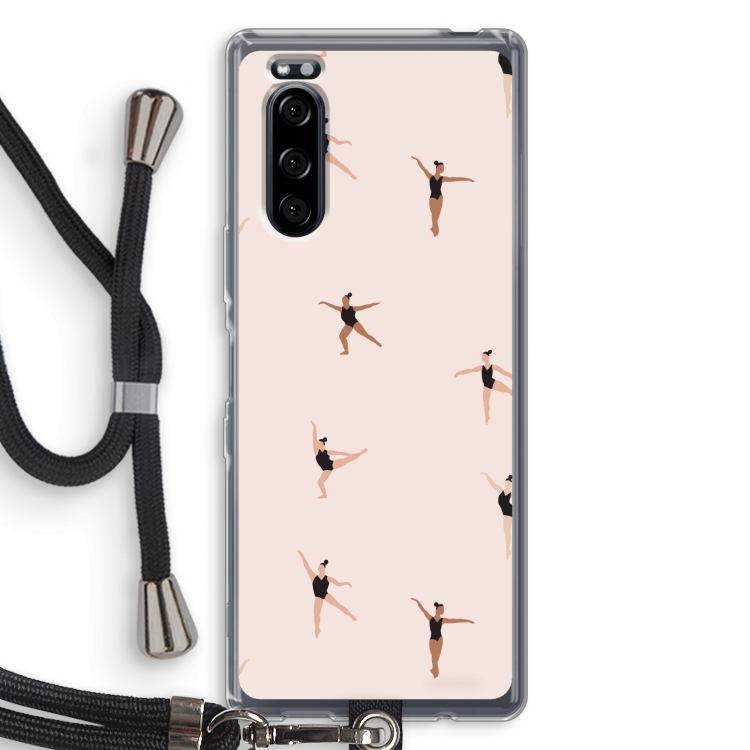 Dancing #1: Sony Xperia 5 Transparant Hoesje met koord