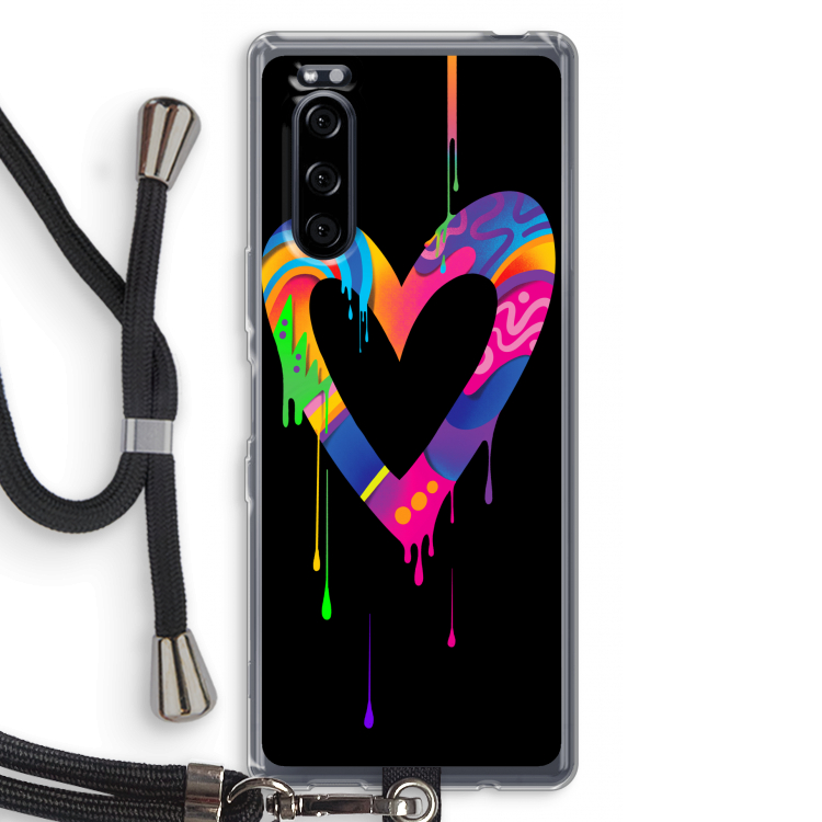 Melts My Heart: Sony Xperia 5 Transparant Hoesje met koord