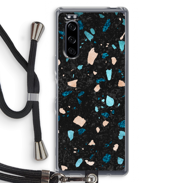 Terrazzo N°11: Sony Xperia 5 Transparant Hoesje met koord