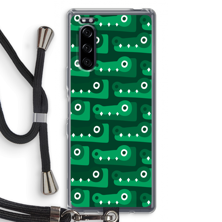 Crocs: Sony Xperia 5 Transparant Hoesje met koord