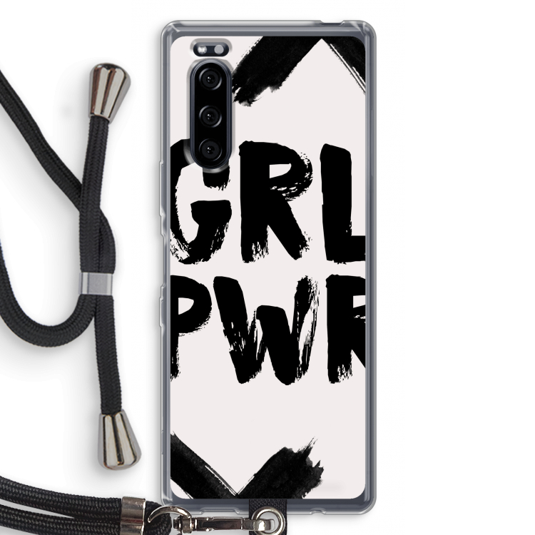 Girl Power #2: Sony Xperia 5 Transparant Hoesje met koord