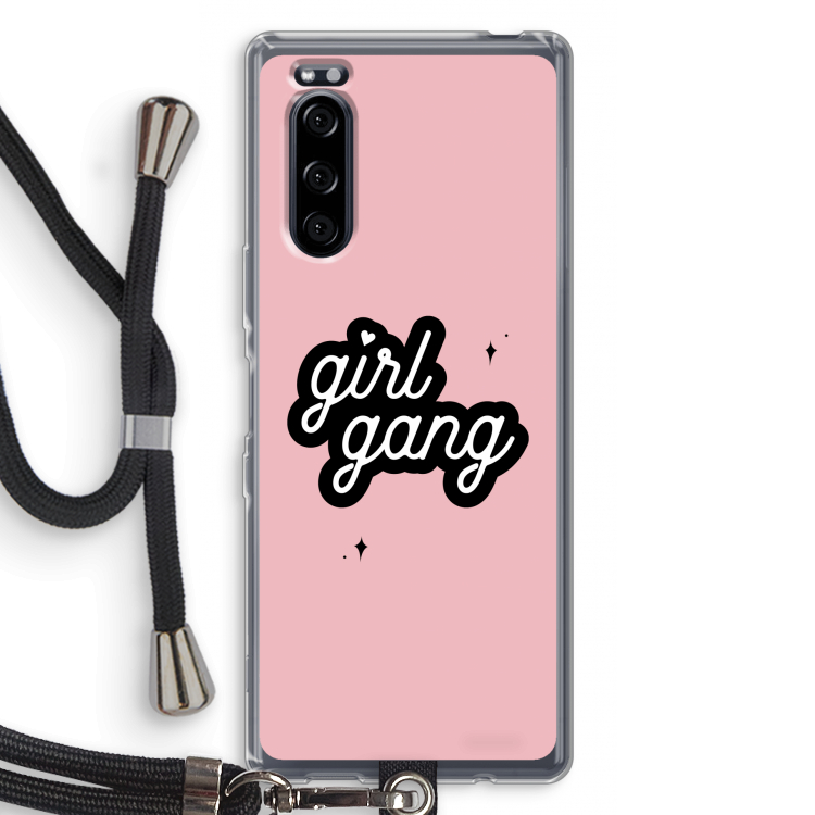 Girl Gang: Sony Xperia 5 Transparant Hoesje met koord