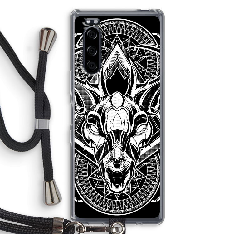 Oh Deer: Sony Xperia 5 Transparant Hoesje met koord