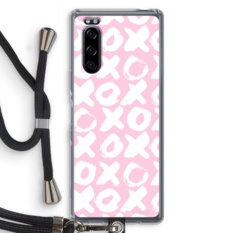 XOXO: Sony Xperia 5 Transparant Hoesje met koord