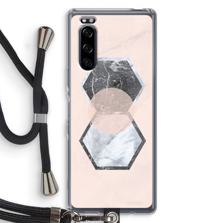 Creatieve toets: Sony Xperia 5 Transparant Hoesje met koord