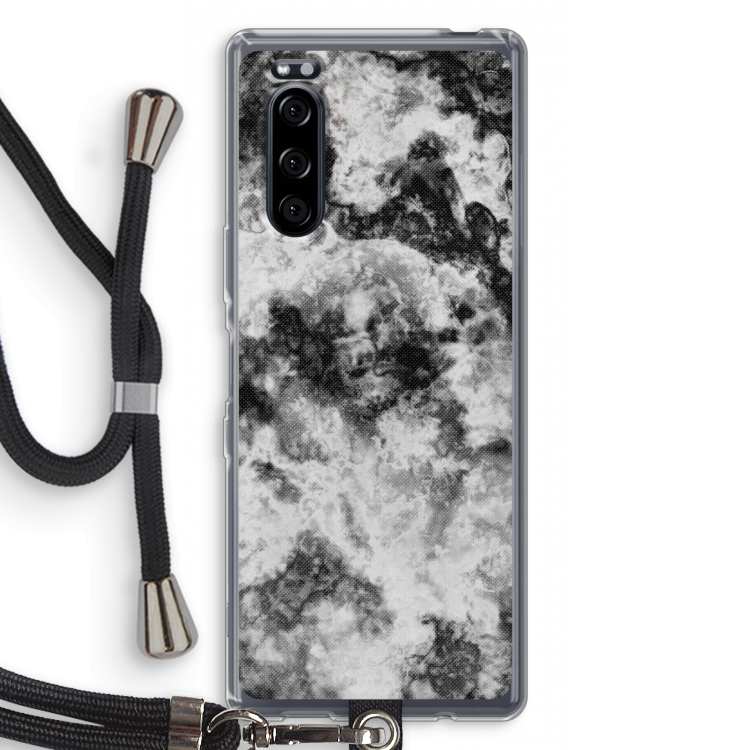 Onweer: Sony Xperia 5 Transparant Hoesje met koord