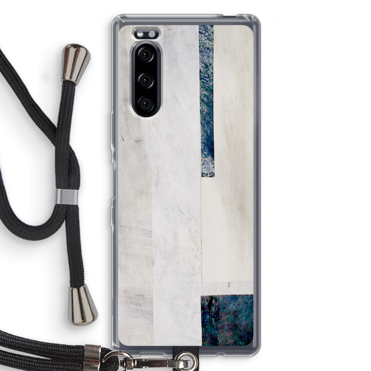 Meet you there: Sony Xperia 5 Transparant Hoesje met koord