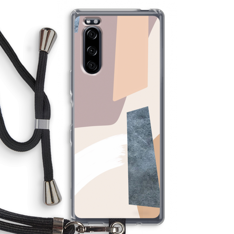 Luca: Sony Xperia 5 Transparant Hoesje met koord