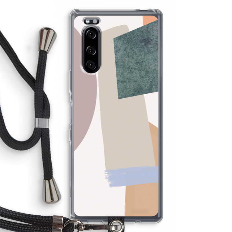 Lindo: Sony Xperia 5 Transparant Hoesje met koord