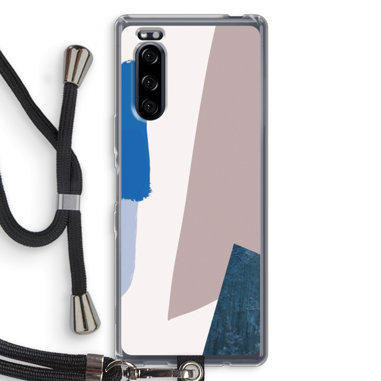 Lapis: Sony Xperia 5 Transparant Hoesje met koord