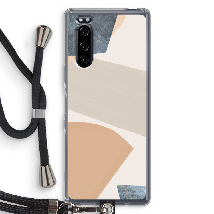 Formo: Sony Xperia 5 Transparant Hoesje met koord