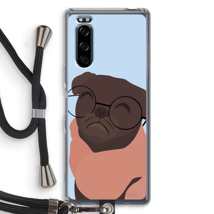 Ludo: Sony Xperia 5 Transparant Hoesje met koord
