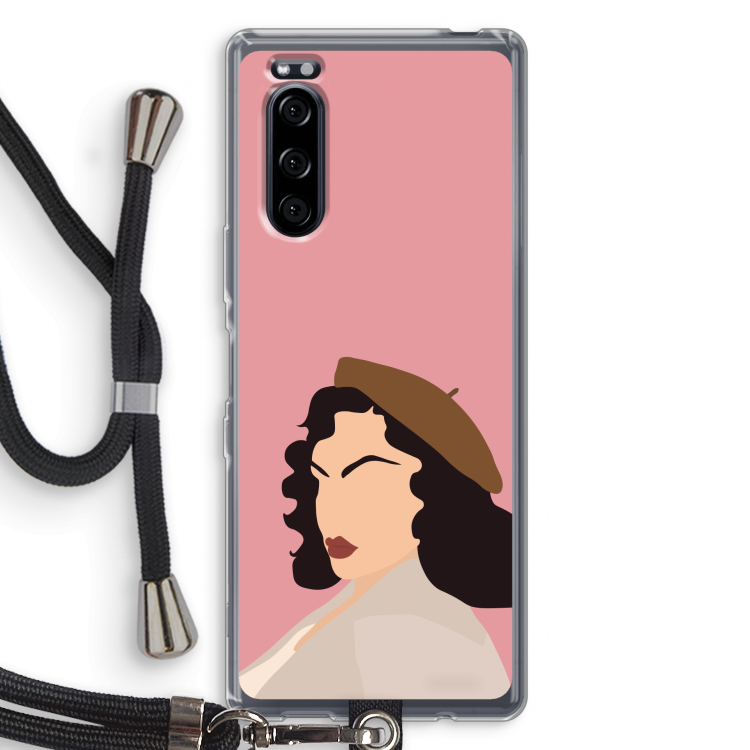 Confidence: Sony Xperia 5 Transparant Hoesje met koord