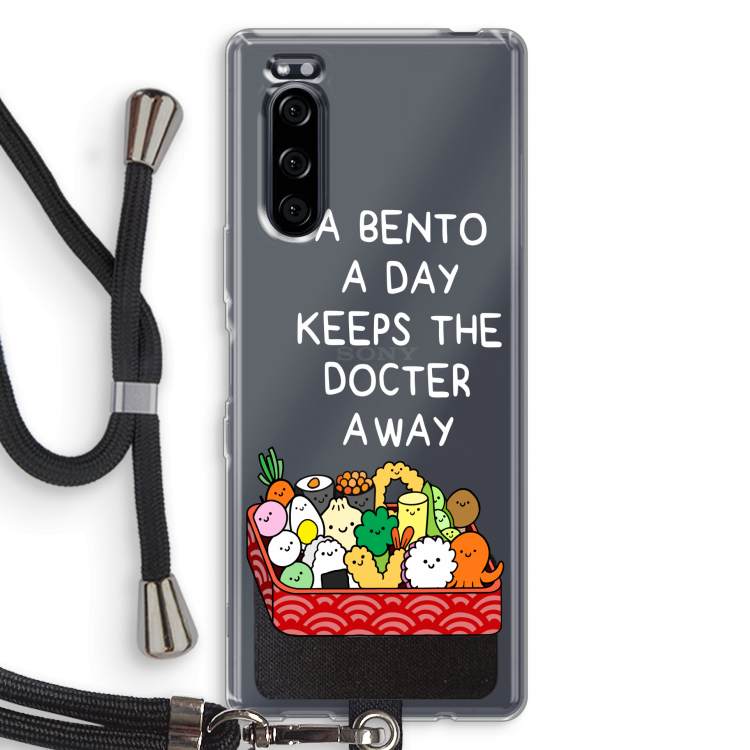 Bento a day: Sony Xperia 5 Transparant Hoesje met koord