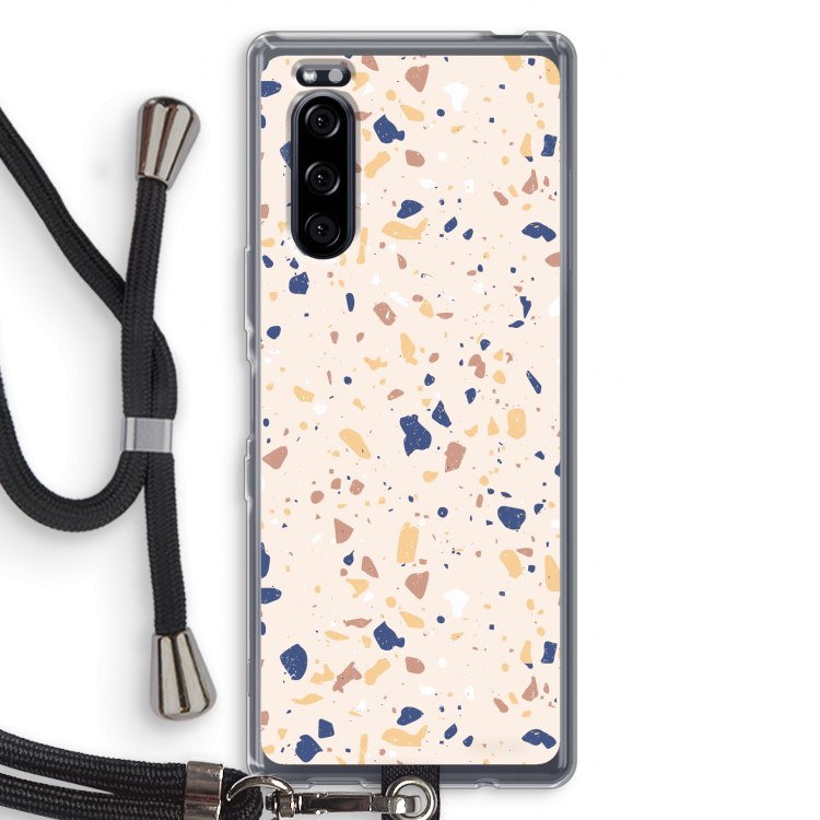 Terrazzo N°23: Sony Xperia 5 Transparant Hoesje met koord
