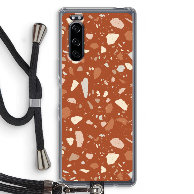 Terrazzo N°22: Sony Xperia 5 Transparant Hoesje met koord