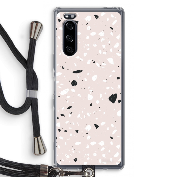 Terrazzo N°20: Sony Xperia 5 Transparant Hoesje met koord