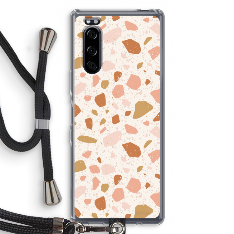 Terrazzo N°18: Sony Xperia 5 Transparant Hoesje met koord