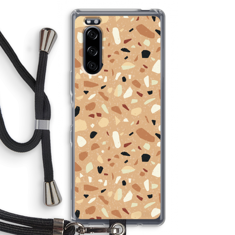 Terrazzo N°17: Sony Xperia 5 Transparant Hoesje met koord