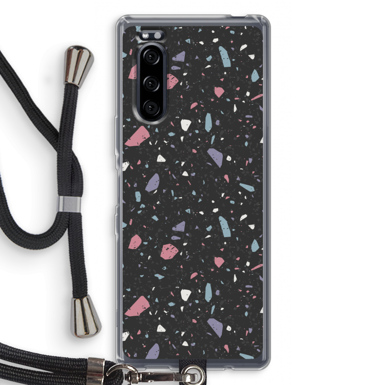 Terrazzo N°16: Sony Xperia 5 Transparant Hoesje met koord