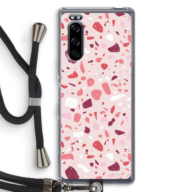 Terrazzo N°15: Sony Xperia 5 Transparant Hoesje met koord