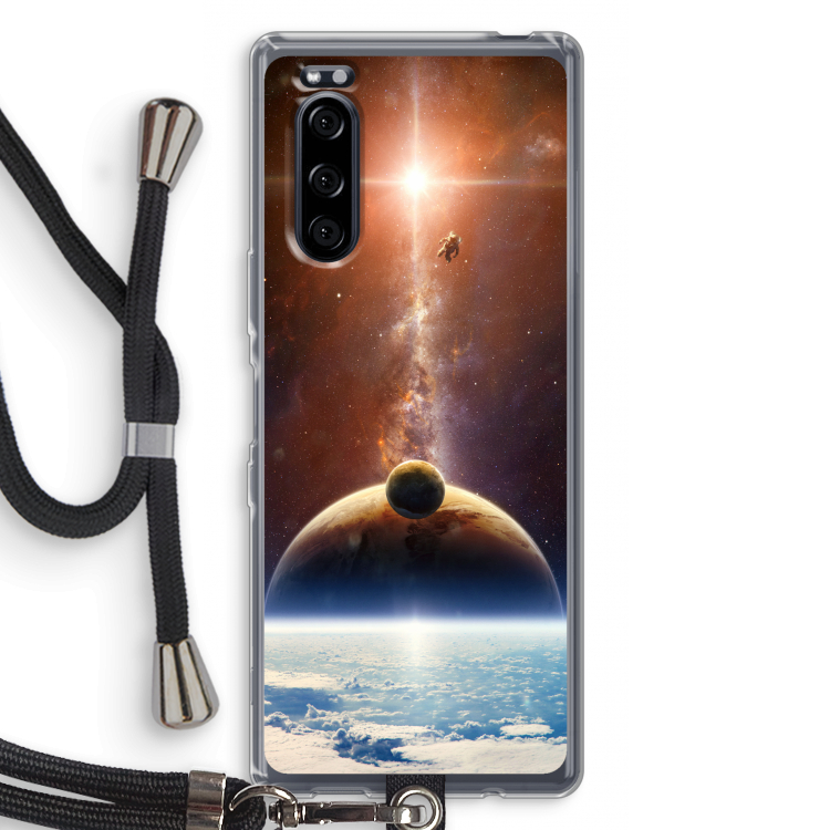 Omicron 2019: Sony Xperia 5 Transparant Hoesje met koord