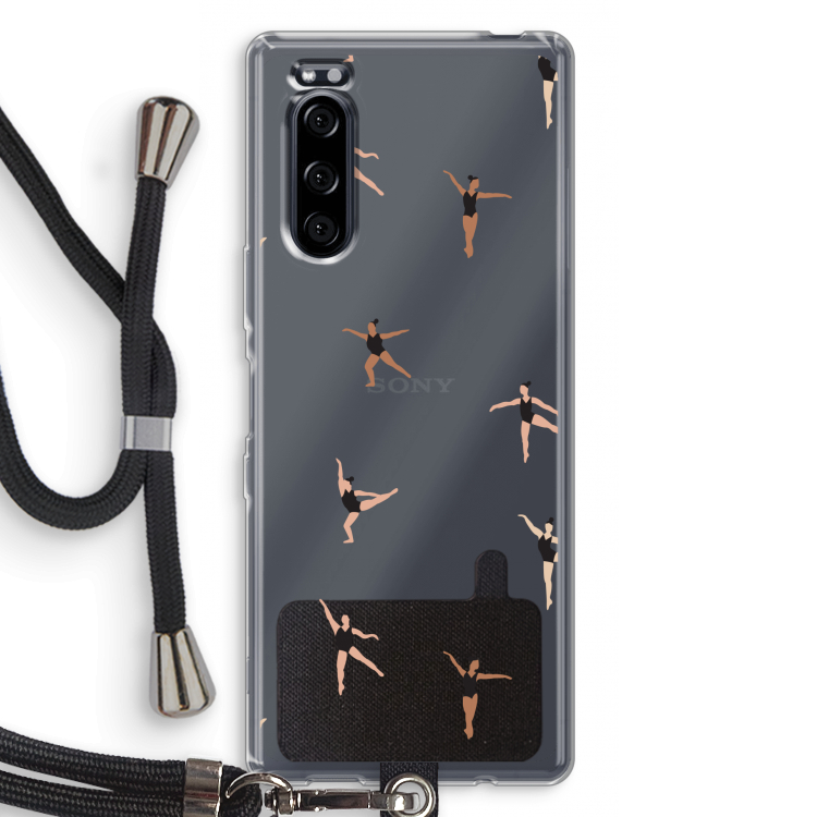 Dancing #1: Sony Xperia 5 Transparant Hoesje met koord