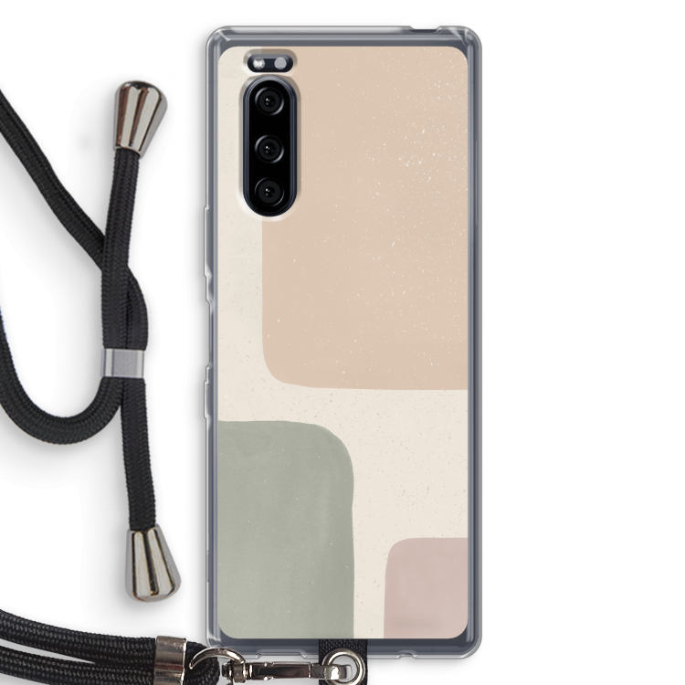 Geo #7: Sony Xperia 5 Transparant Hoesje met koord