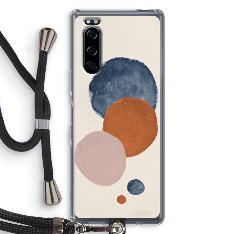 Geo #4: Sony Xperia 5 Transparant Hoesje met koord