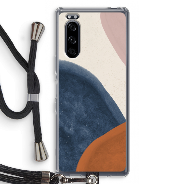 Geo #1: Sony Xperia 5 Transparant Hoesje met koord