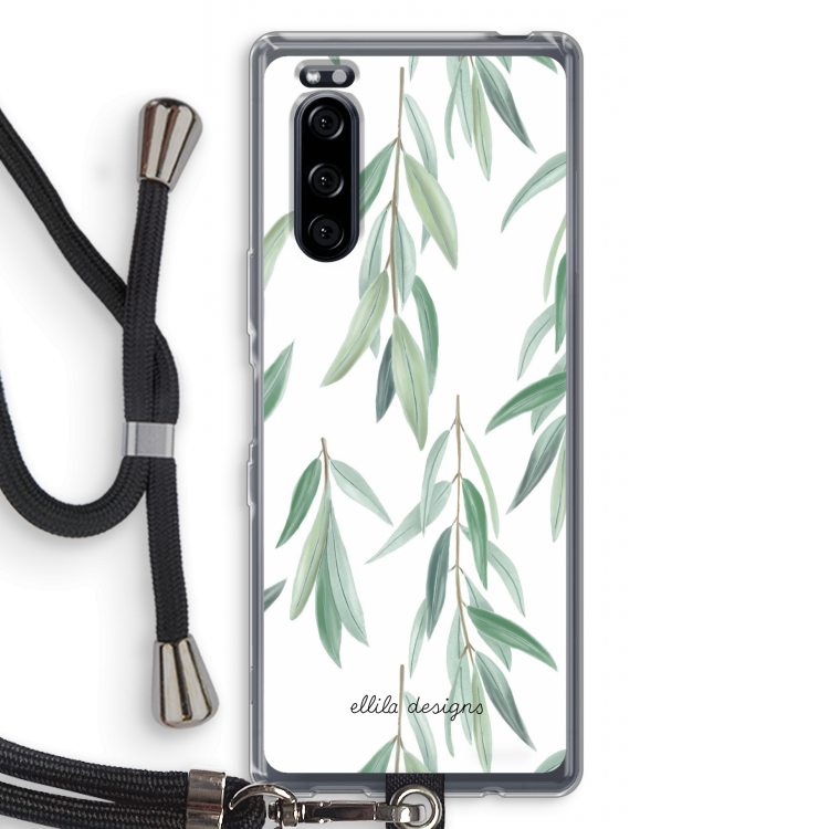 Branch up your life: Sony Xperia 5 Transparant Hoesje met koord