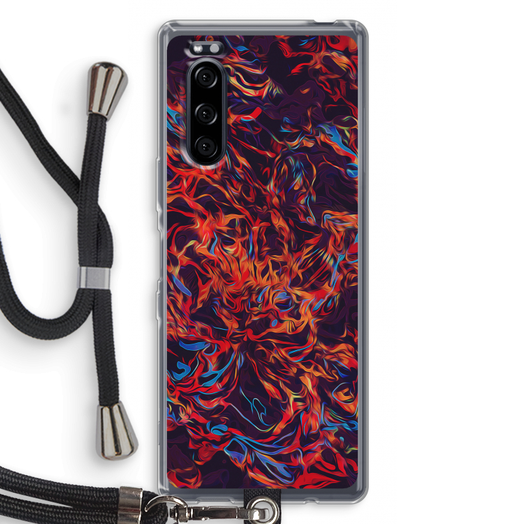 Lucifer: Sony Xperia 5 Transparant Hoesje met koord
